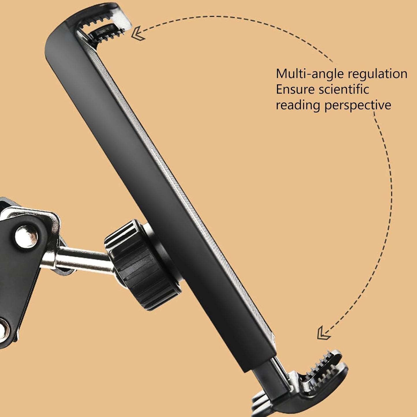 Coverzone iPad Uyumlu Tablet Tutucu Ayarlanabilir Zemin Standı, Tablet Zemin Standı Siyah Geniş Uyumluluk Ellerinizi Ev İçin Serbest Bırakın 155cm Siyah Renk 155-Black (155-Black)